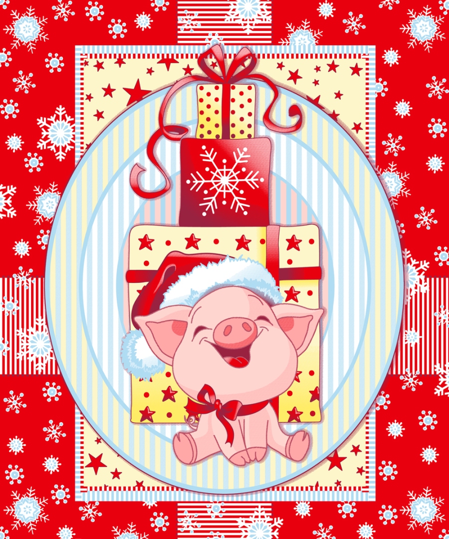 Новогоднее Поздравление От Свинки Маленьким Деткам