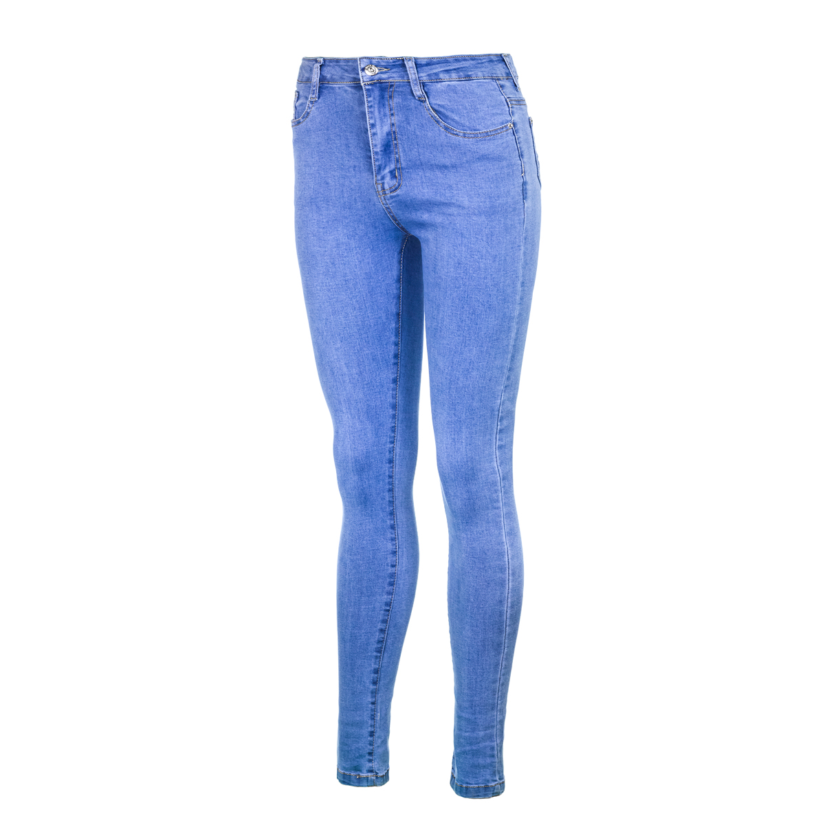 Жен. джинсы арт. 12-0155 Голубой р. 29 Китай, размер 29 - фото 2