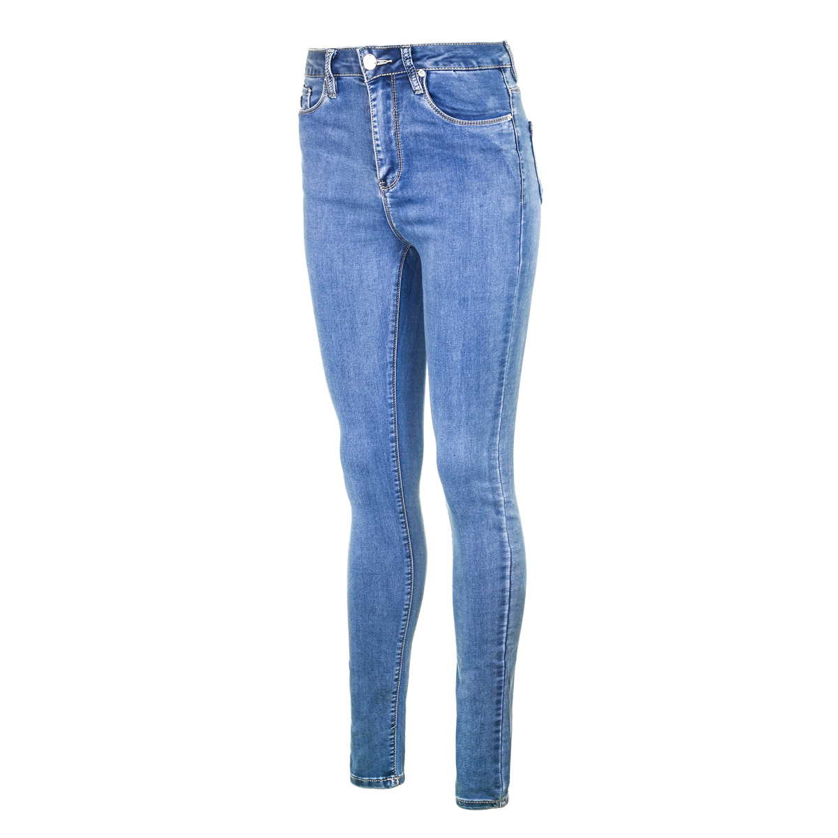 Жен. джинсы арт. 12-0086 Голубой р. 30 Китай, размер 30 - фото 2