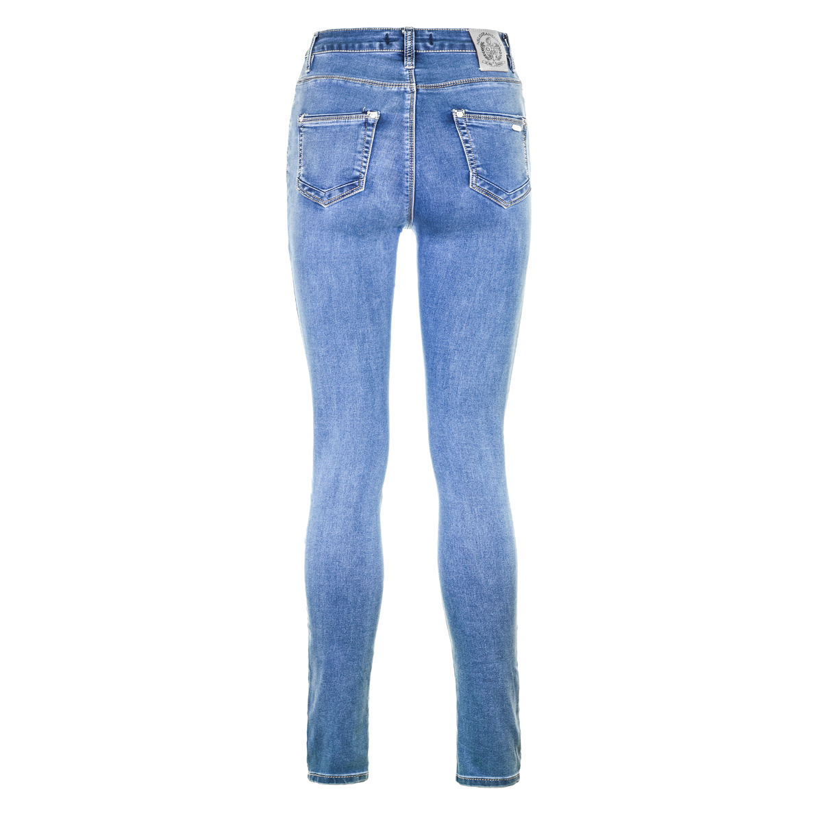 Жен. джинсы арт. 12-0086 Голубой р. 26 Китай, размер 26 - фото 3