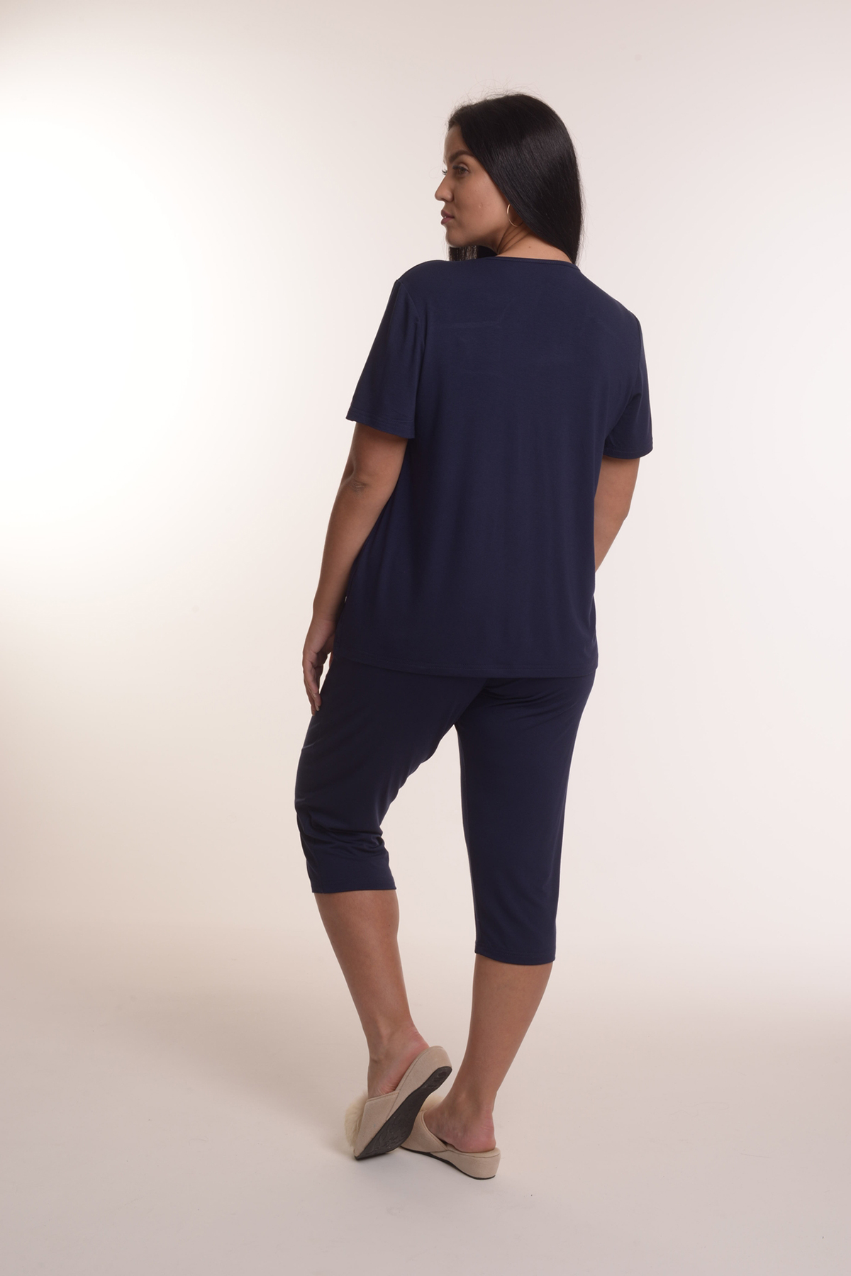 Жен. пижама с брюками арт. 23-0111 Синий р. 50 Моделлини, размер 50 - фото 9