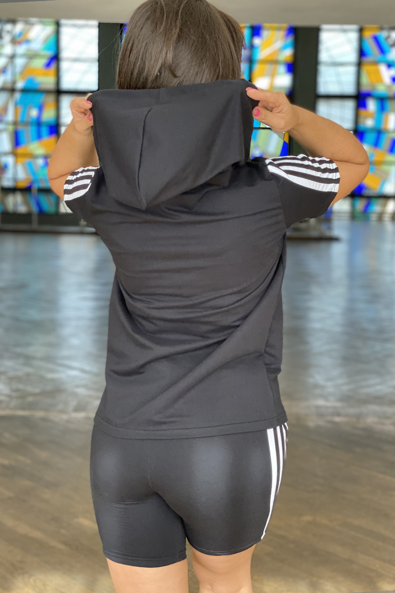 Жен. костюм спортивный арт. 24-0012 Черный р. 44 Опт-Мода, размер 44 - фото 4