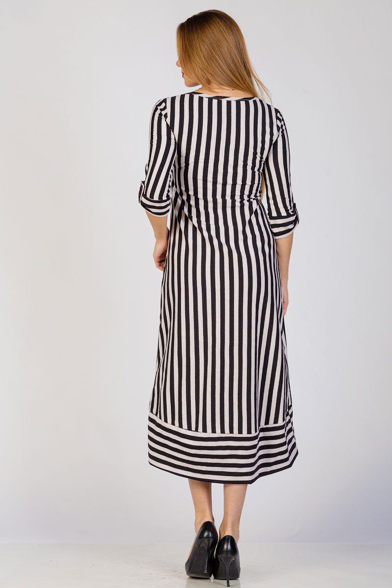 Жен. платье повседневное арт. 24-0074 Черный р. 54 Опт-Мода, размер 54 - фото 3