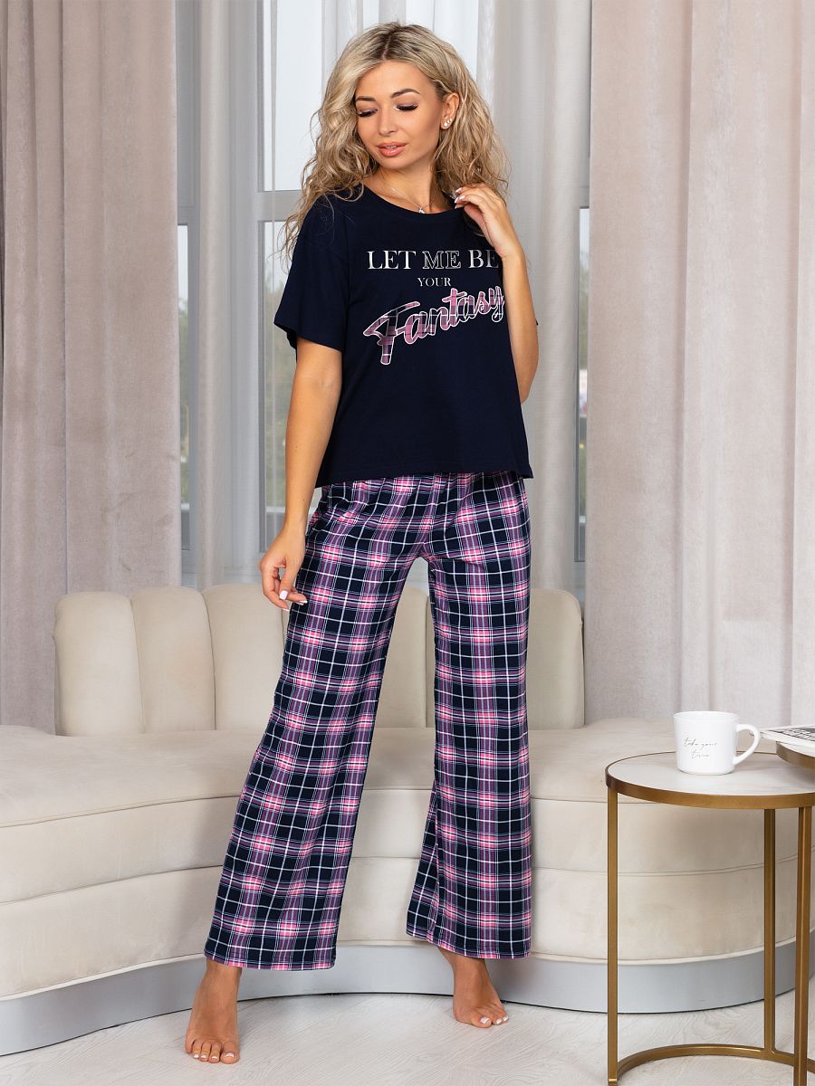 Жен. пижама с брюками 