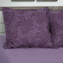 Комплект постельного белья "Вирджиния" Фиолетовый + размеры с простыней на резинке