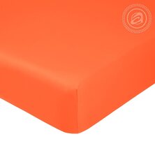 Простыня на резинке "Гламур" Оранжевый