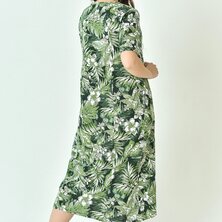 Платье "Флора" Темно-зеленый