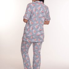 Пижама с брюками арт. 23-0102 Голубой