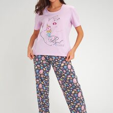 Пижама с брюками арт. 23-0095 Лиловый