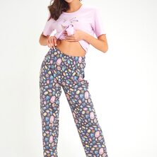 Пижама с брюками арт. 23-0095 Лиловый