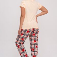 Пижама с брюками арт. 23-0090 Бежевый