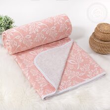 Одеяло-покрывало "Кружева" Розовый