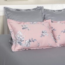 Комплект постельного белья "Муаре" Розовый