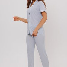 Пижама с брюками арт. 23-0411 Серый