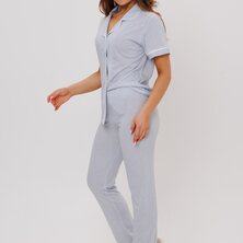 Пижама с брюками арт. 23-0411 Серый