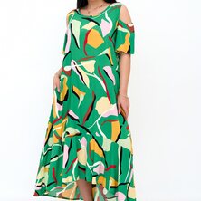 Платье повседневное "Манго" Зеленый