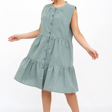Платье повседневное "Зарина" Зеленый