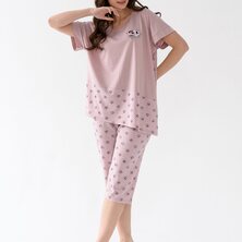 Пижама с брюками "Букет" Розовый
