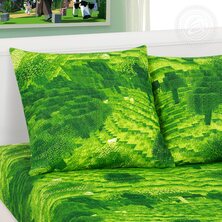 Комплект постельного белья "Игра" Зеленый