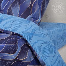 Комплект постельного белья "Родос" Темно-синий