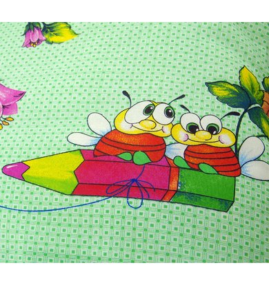 Детский комплект "Карандаши на зеленом"