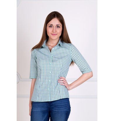 Женская рубашка "Молодежная" Зеленый