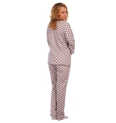 Жен. пижама арт. 16-0412 Какао р. 60