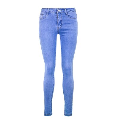 Жен. джинсы арт. 12-0155 Голубой р. 25