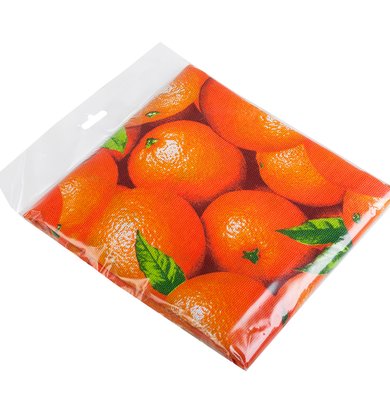 Набор полотенец "Апельсины" Оранжевый р. 35х60