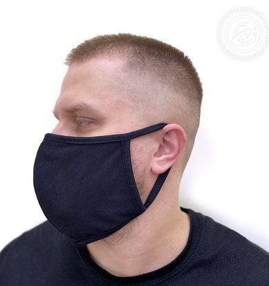 Защитная маска арт. 01-1057 Черный р. 22х15
