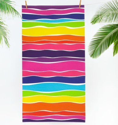 Вафельное полотенце "Спектр" Разноцветный р. 80х150