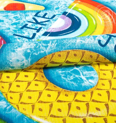 Вафельное полотенце "Релакс" Разноцветный р. 80х150