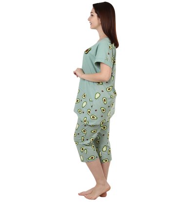Жен. пижама "Авокадо" Зеленый р. 64