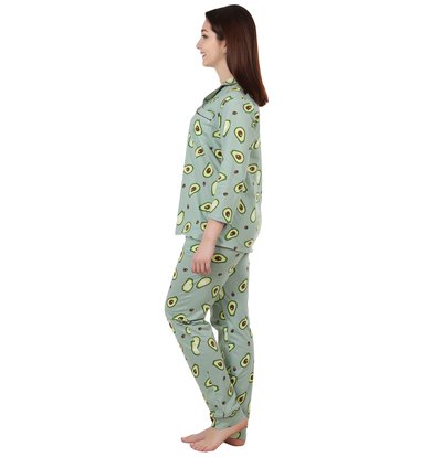 Жен. пижама "Авокадо" Зеленый р. 52