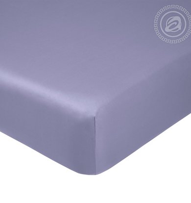 Простыня на резинке "Гламур" Фиолетовый р. 180х200