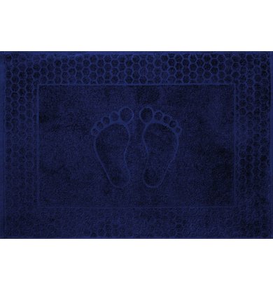 Полотенце "Ножки" Темно-синий р. 50х70