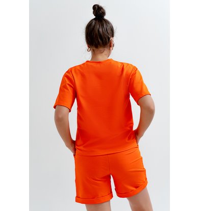 Жен. костюм спортивный арт. 24-0029 Оранжевый р. 42
