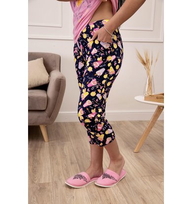 Жен. пижама с брюками "Фреш" Розовый р. 54
