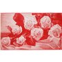 Полотенце "Букет роз 3D" Красный р. 70х140