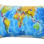 Подушка "Карта мира" р. 35х26