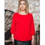 Жен. блуза арт. 19-0229 Красный р. 46