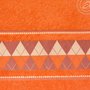 Набор полотенец "Геометрия" Оранжевый р. 50х90, 70х140