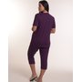Жен. пижама с брюками арт. 23-0111 Фиолетовый р. 50