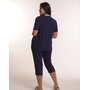 Жен. пижама с брюками арт. 23-0111 Синий р. 50