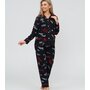 Жен. пижама с брюками арт. 16-0756 Антрацит р. 46