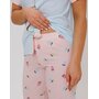 Жен. пижама с брюками арт. 23-0410 Голубой р. 48