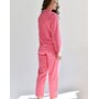 Жен. пижама с брюками "Сердцебиение" Розовый р. 44