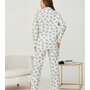 Жен. пижама с брюками арт. 17-0433 Белый р. 44